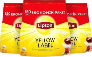 Lipton Yellow Label Demlik Poşet Çay 150'li X 3 Adet