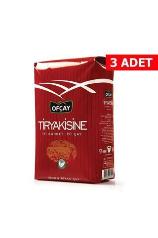 Ofçay Tiryakisine 1000 gr Siyah Dökme Çay X 3 Paket