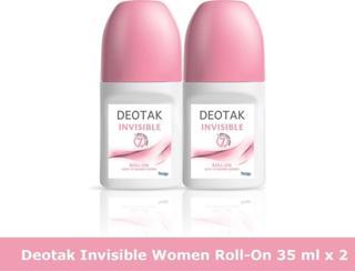 Deotak Insivible Roll-on Deodorant 35 Ml X 2