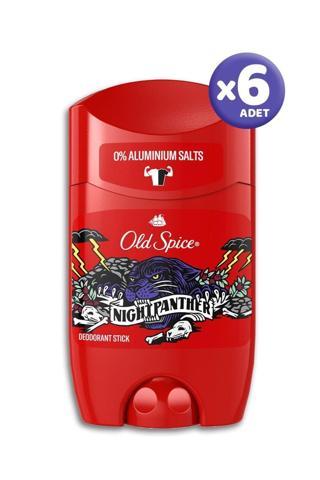 Old Spice Night Panter Deodorant Stick 50 Ml - 6 Adet