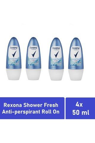 Rexona Kadın Roll On Shower Fresh 50 ml - 4 Lü