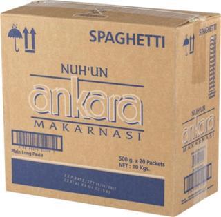 Nuh'un Ankara Spaghetti 500 G 20 Adet