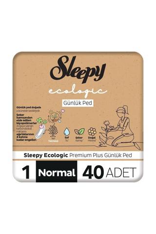 Sleepy Ecologic Premium Plus Boy 1 Normal Günlük Ped 40'lı