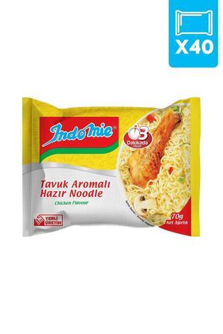 Indomie 40'lı Tavuk Aromalı Hazır Noodle Paket