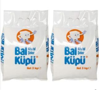 Bal Küpü Balküpü Kristal Toz Şeker 3 Kg 2 Adet