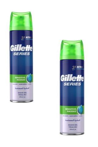 Gillette Serıes Hassas Tıraş Jeli 200ml 2 Adet
