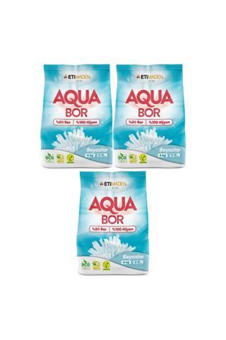 Boron AquaBor (Boron) Toz Çamaşır Deterjanı Beyazlar 4 kg x3