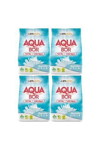 Boron AquaBor (Boron) Toz Çamaşır Deterjanı Beyazlar 4 kg x4