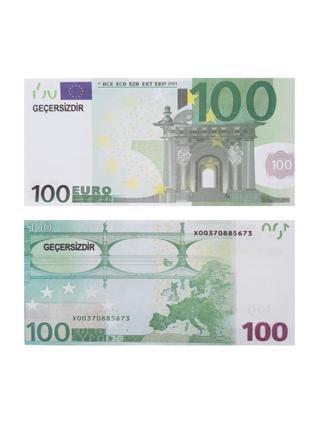 Geçersiz Şaka Düğün Parası Sahte Para 100 Adet Oyun Parası 100 Euro