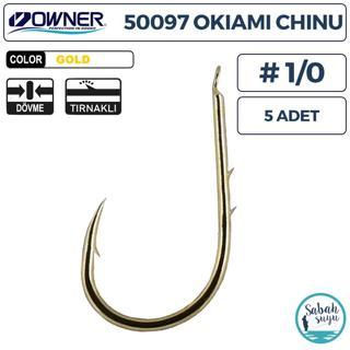 Owner 50097 Okiami Chinu İğne Sarı #1/0 (5 Adet)