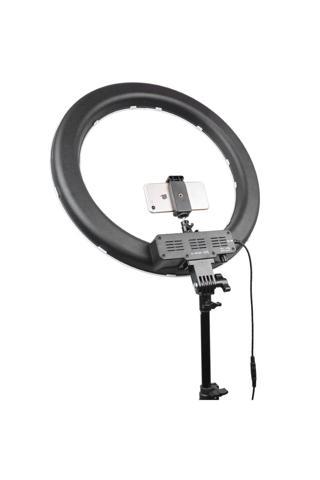 Newface RL-21 Selfie Işığı Tripodlu Kumandalı, Çantalı, 3 Telefon Tutuculu, Hassas Ayarlı Ring Light