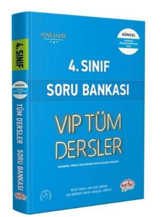 Editör Yayınları 4. Sınıf VIP Tüm Dersler Soru Bankası - Editör Yayınevi