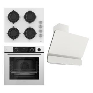 Ferre Steamart&fryart Serisi Buharlı Pişirme Beyaz Set (CS206 + XE64CB +D081 )