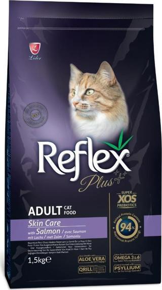 Reflex Plus Skin Care Somonlu Yetişkin Kedi Maması 1,5 kg