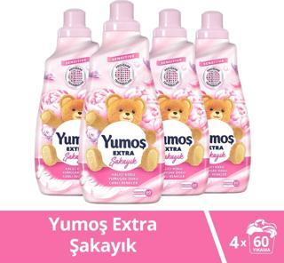 Yumoş Extra Konsantre Çamaşır Yumuşatıcısı Şakayık 1440 X4