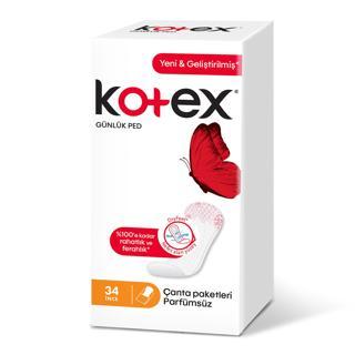 Kotex Ince Günlük 34 Lü Parfümsüz