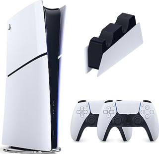 Sony Playstation 5 Slim İthalatçı Garantili + 2.Dualsense + Şarj İstasyonu