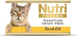 Nutri Feline Tahılsız Tavuklu Kedi Konservesi 85 Gr