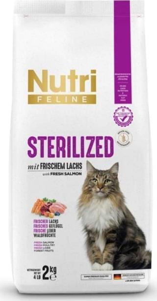 Nutri Feline Sterilized Somonlu Kısırlaştırılmış Kedi Maması 2 kg