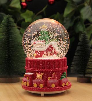 Yılbaşı Kar Küresi Noel Işıklı ve Müzikli Christmas Noel Baba ve Kardan Adam