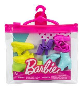 Barbie Barbie'nin Ayakkabı Koleksiyonu HBV30, Oyuncak Bebekler İçin Farklı Renkler de Ayakkabılar