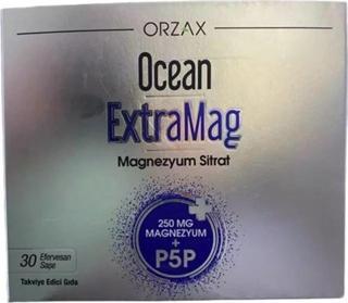 Orzax Ocean Extramag Magnezyum Sitrat 30 Efervesan Saşe