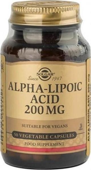 Solgar Alpha Lipoic Acid 200 Mgr 50 Kapsül