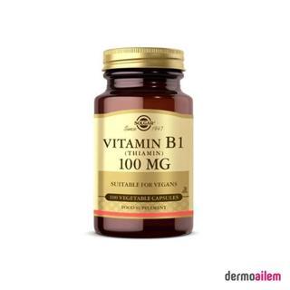 Solgar Vitamin B1 Thiamin 100 mg 100 Kapsül