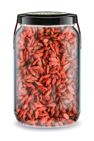 Goji Berry Bi Kavanoz 660 cc. Cam Kavanozda Katkısız Kuru Goji Berry Üzümü Pure Dried Goji Berries