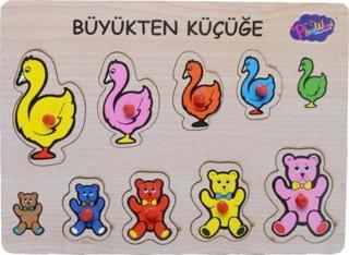 Ahşap Tutmalı Büyükten Küçüğe Oyuncak 1 ONY131/132 Playwood
