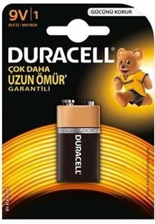 DURACELL 9V PİL TEKLİ (5250)
