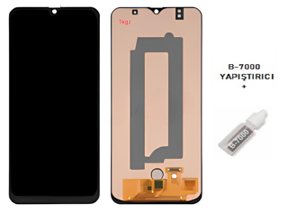 Tkgz - Samsung Galaxy A50 - SM-A505 Lcd Ekran Dokunmatik - A - Kalite + B-7000