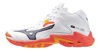Mizuno Wave Lightning Z8 MID Unisex Voleybol Ayakkabısı Beyaz / Turuncu