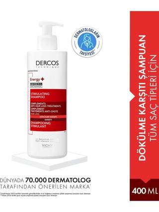 DERCOS Energy+ Energisant Dökülme Karşıtı Şampuan 400 ml
