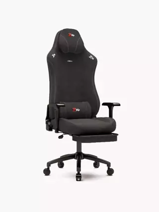 Zio Gaming Valor 1590B1110 Ayak Uzatmalı Profesyonel Oyuncu Koltuğu - Antrasit (Jet Black) Kumaş