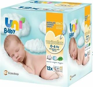 Unı Baby Yenidoğan 12'li Islak Mendil 480 Yaprak