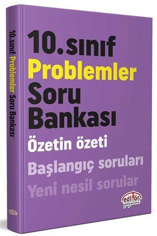 10. Sınıf Özetin Özeti Problemler Soru Bankası - Editör Yayınevi