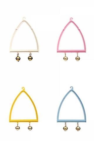 Çift Çanlı Kuş Salıncağı 8*12 cm 1 Adet