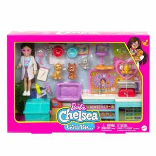Mattel Barbie Chelsea Meslekleri Öğreniyor Veteriner Oyun Seti - HGT12