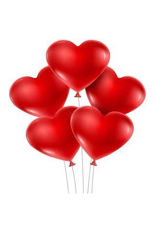 Balonevi Balon 12 Inc Kalp Kırmızı 100 Lü Paket