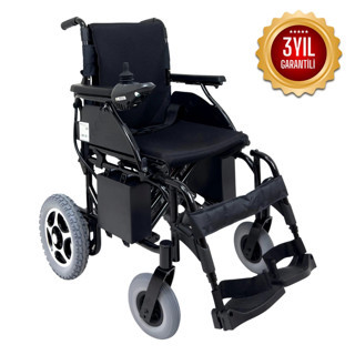 Römer Akülü Tekerlekli Sandalye | Katlanabilir Çelik Şase, Konforlu Minder R107