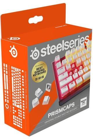 SteelSeries Prism Caps Beyaz Tuş Takımı UK