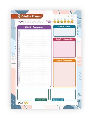 Plango Günlük Planlayıcı - Daily Planner - Ders Çalışma Planlayıcı - Planlama Defteri