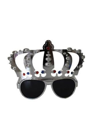 Parti Sürprizi Gümüş Kral Tacı Gözlük