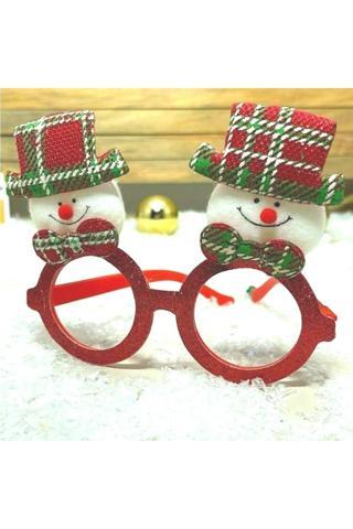 Parti Sürprizi Yılbaşı Kardan Adam Gözlük 1 Adet