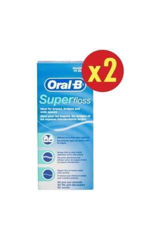 Oral-B Super Floss Diş İpi 50 Adet x 2