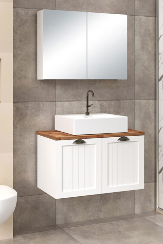 80 cm Aren Banyo Dolabı