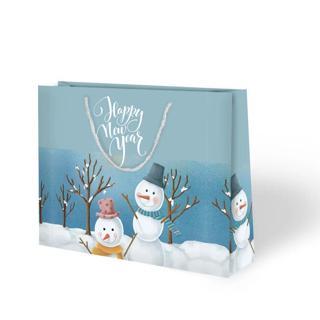 Kardan Adam Karton Çanta 42x38cm