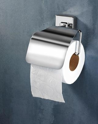 Sas Haus Delmeye Son Yapışkanlı Tuvalet Kağıtlığı Wc Kağıtlık Tutucu Krom KY - 001