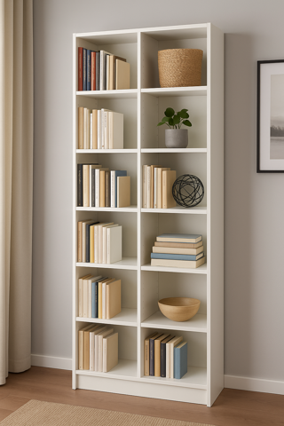 Modern 2'li Kitaplık